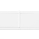 Unión para cablecanal CKD-100-50 color blanco U-100-50-BL