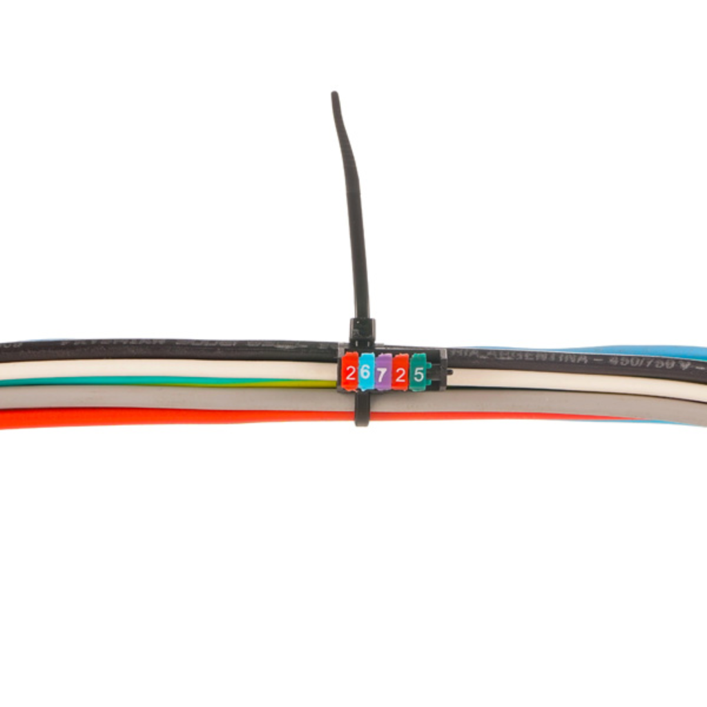 Porta identificador de cable ICAB con precinto PP-ICAB