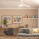 Haití Motor Blanco Aspas Blanco con luz Smart Diam. 52"