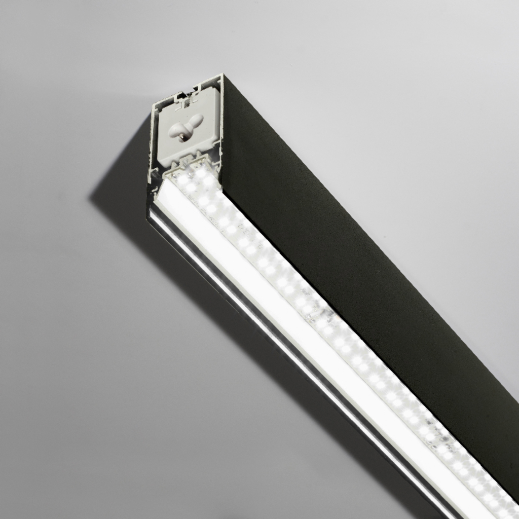 Perfil Lineal LED Dyna 1.8m Negro