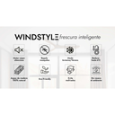 Aruba Motor Negro Aspas Negro con luz Diam. 52" ABS