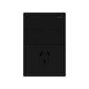 TECLA Y TOMACORRIENTE BI-NORMA MILAN MACROLED, 2 CANALES, AC 250V, 10A MAX. BASTIDOR METALICO, SIN FRENTE