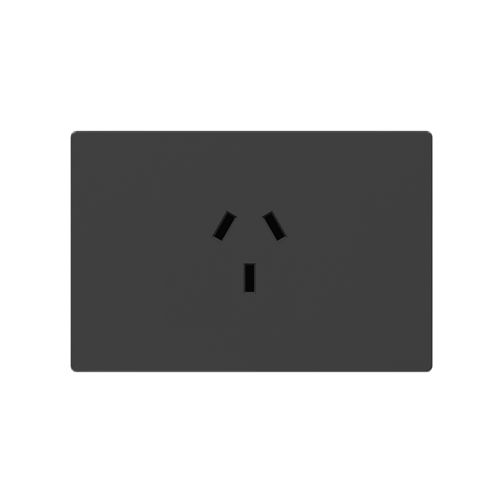 TOMACORRIENTE 20A MILAN MACROLED, AC 250V, 20A MAX. BASTIDOR METALICO, SIN FRENTE