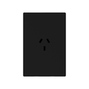 TOMACORRIENTE VERTICAL MILAN MACROLED, AC 250V, 10A MAX. BASTIDOR METALICO, SIN FRENTE