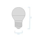 Lampara gota 6w Macroled frio