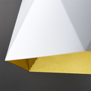 ARTEFACTO COLGANTE CHARTI LEUK BLANCO