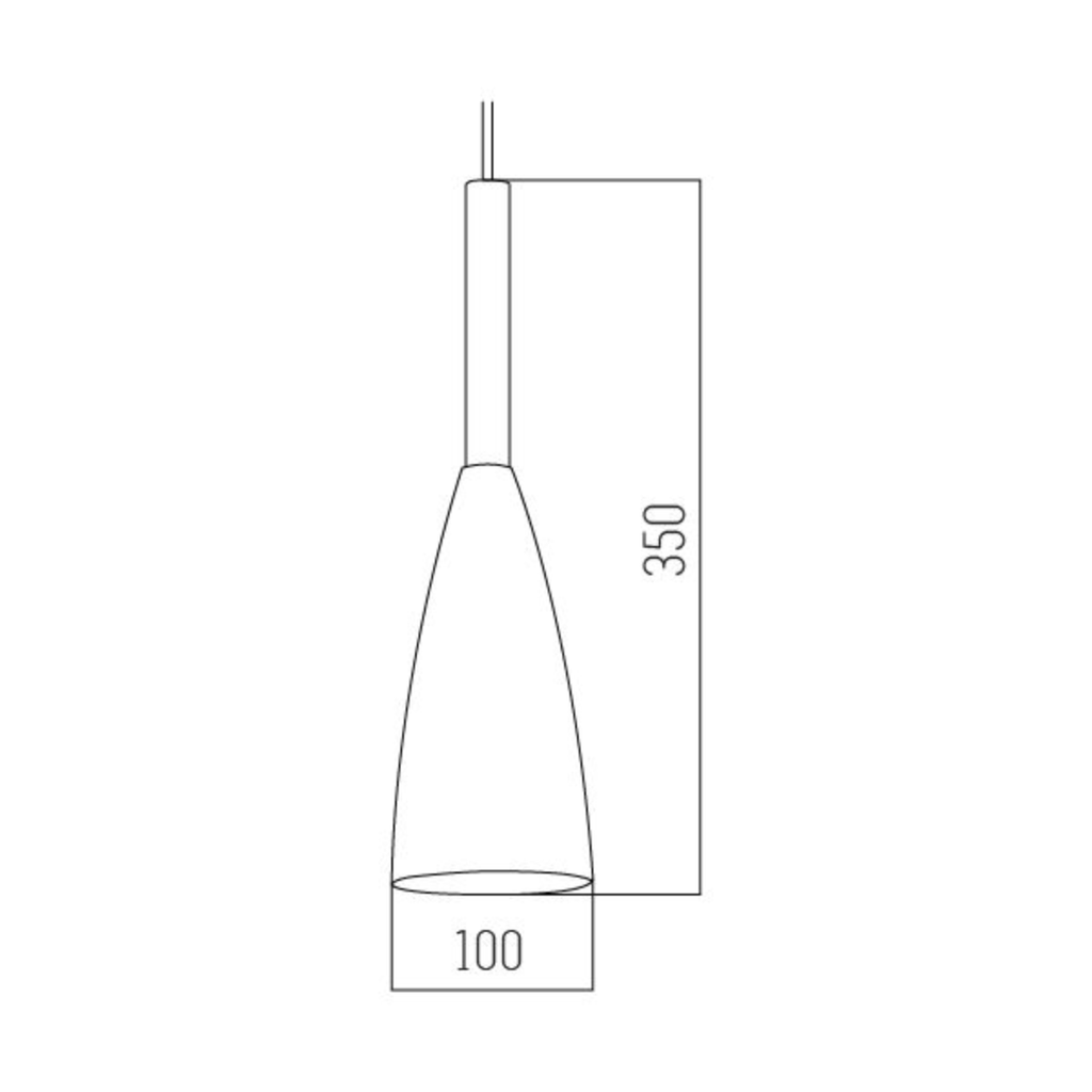 ARTEFACTO COLGANTE KITRINO LEUK NEGRO