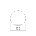 ARTEFACTO COLGANTE TOM DIXON II LEUK COBRE