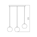 ARTEFACTO COLGANTE TOM DIXON TRIPLE NEGRO LEUK