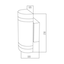 LUMINARIA EXTERIOR AMFID II LEUK
