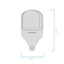 BULBON ALTA POTENCIA MACROLED 20W E27 AC180-240V CALIDA 3000K