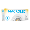 DICROSPOT CIRCULAR 7W LED FCOB AC100-240V 3000K CALIDO 38º