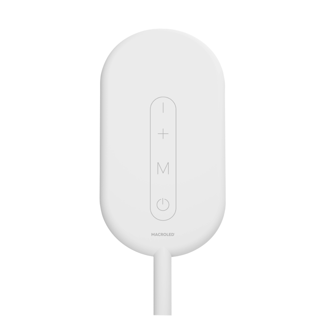 LAMPARA LED DE PIE BLANCO, 10W 850LM, AC100-240V, RA>80, 3 TEMP COLOR, DIMEABLE, MEMORIA ULTIMA FUNCION