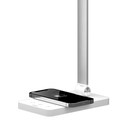 LAMPARA LED VELADOR BLANCO, 5W 300LM, AC100-240V, RA>80, 3 TEMP COLOR, DIMEABLE, CARGADOR INALAMBRICO, SALIDA USB, MEMORIA ULTIMA FUNCION