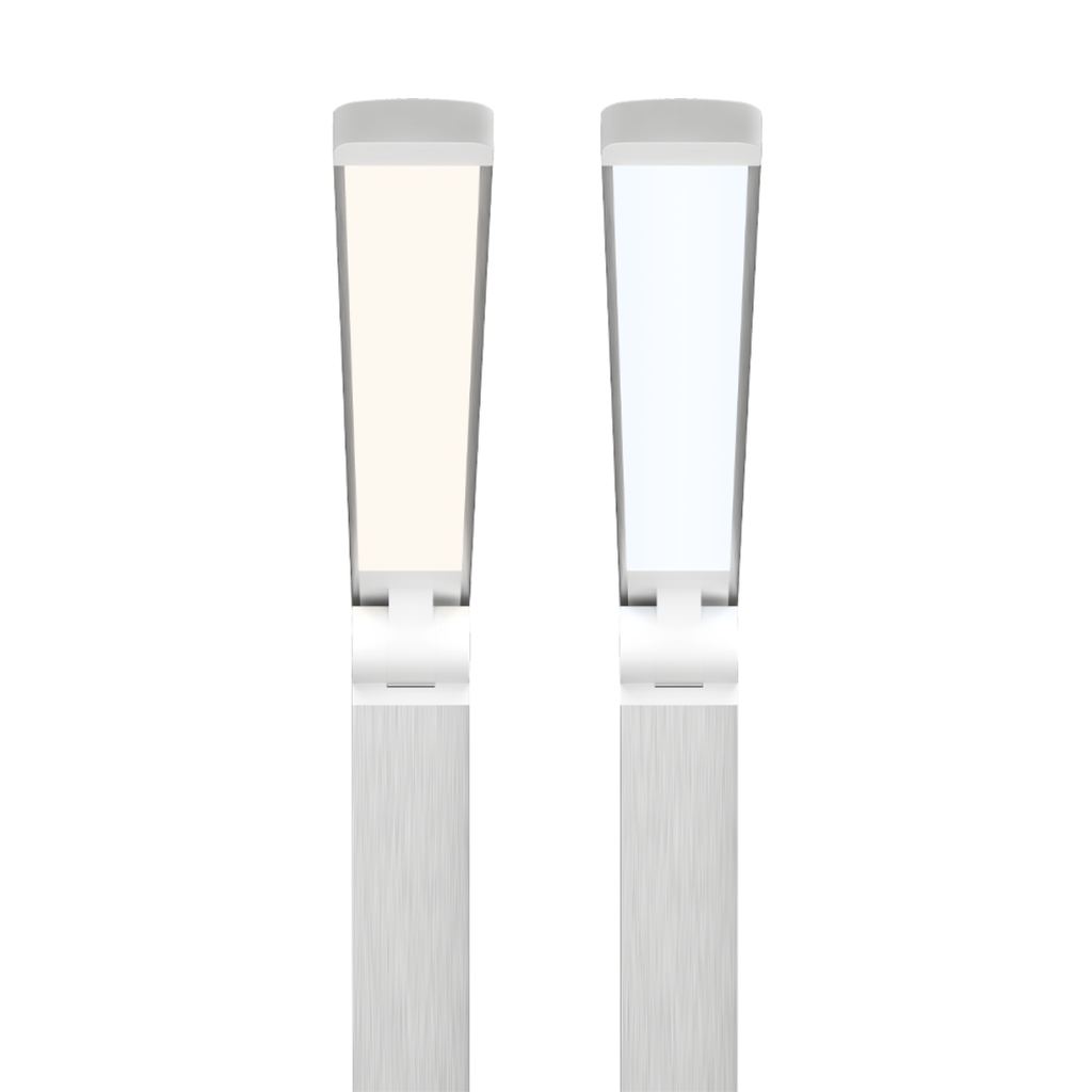 LAMPARA LED VELADOR BLANCO, 5W 300LM, AC100-240V, RA>80, 3 TEMP COLOR, DIMEABLE, CARGADOR INALAMBRICO, SALIDA USB, MEMORIA ULTIMA FUNCION