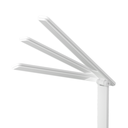 LAMPARA LED VELADOR BLANCO, 8W 600LM, AC100-240V, RA>80, BLANCO CALIDO, DIMEABLE, CARGADOR INALAMBRICO