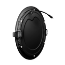 PANEL FLAT CIRCULAR NEGRO MACROLED 18W AC85-265V CALIDO 3000K