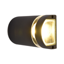 Unidireccional de exterior oval negro