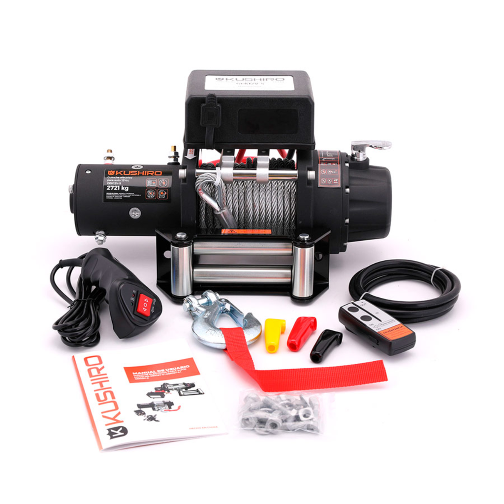 Guinche eléctrico 12 V 2721 kg