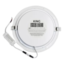 PANEL FLAT CIRCULAR KING 12W AC165-265V FRIO 6500K