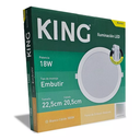 PANEL FLAT CIRCULAR KING 18W AC165-265V CALIDO 3000K