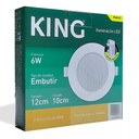 PANEL FLAT CIRCULAR KING 6W AC165-265V CALIDO 3000K