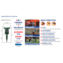 MATA INSECTOS ELECTRICO TBCIN FAROL AUTONOMO SOLAR - 2 EN 1 LUZ + TRAMPA