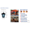 MATA INSECTOS ELECTRICO TBCIN FAROL CON LAMPARA UV-A 20W 220V 100M2