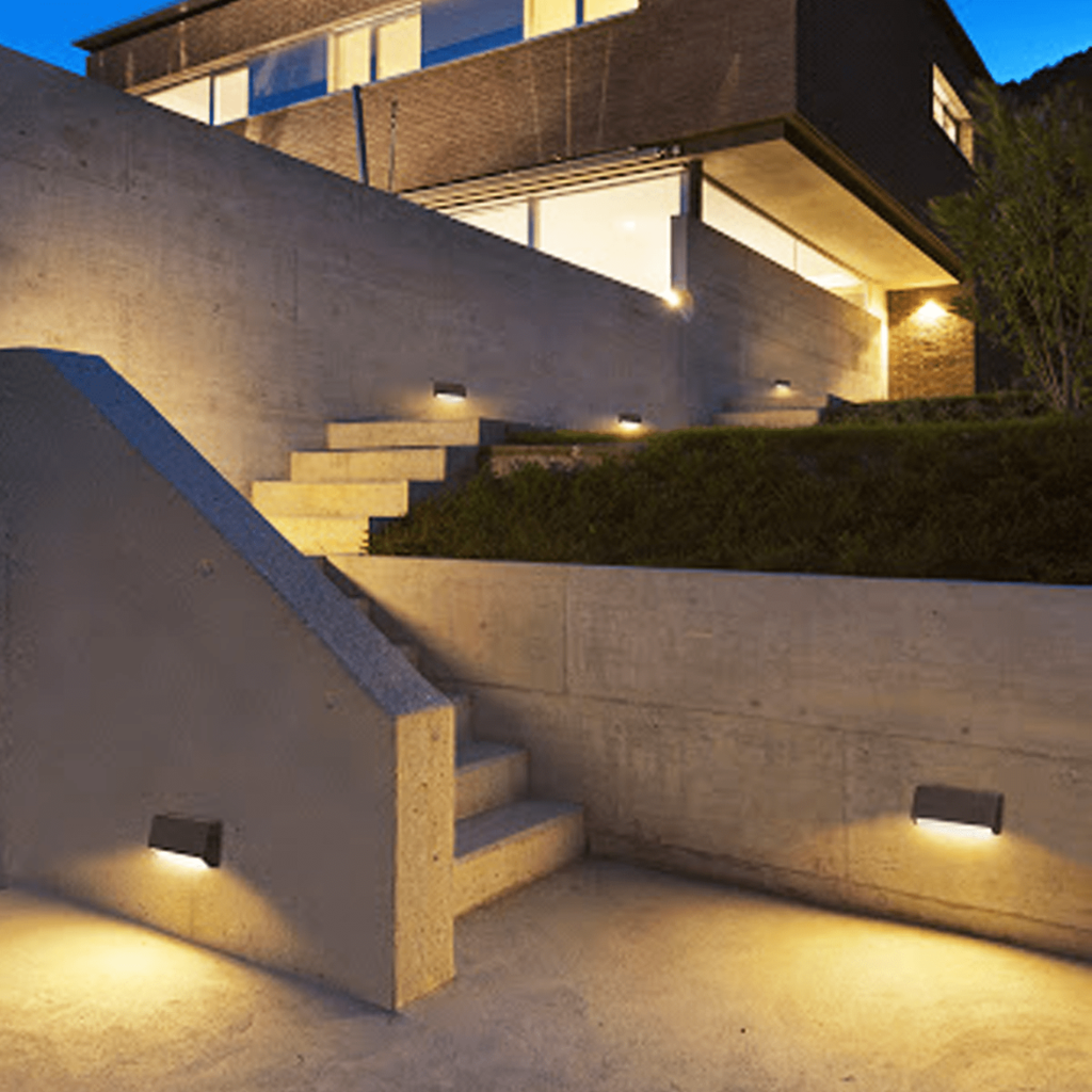 Iluminación Exterior de pared VK-GROVE-3,5W-3000K 3,5W G-B-N 200 220x80x36mm