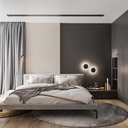 Iluminación Exterior de pared embutido VK-YIKA P-NG-8W-3000K 8W negro 676 D 165x58mm
