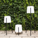 Luminaria exterior Barcino E27 23W IP65 329x1410x990x510mm