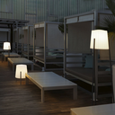 Luminaria exterior Barcino E27 23W IP65 329x1410x990x510mm