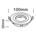EMBUTIDO MÓVIL W: 10cm Ø
D: 3cm Ø
Ho: 8cmØ  