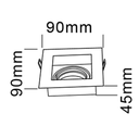 EMBUTIDO MÓVIL W: 9cm
H: 9cm
D: 4,5cm
Ho: 8,5x8,5cm  