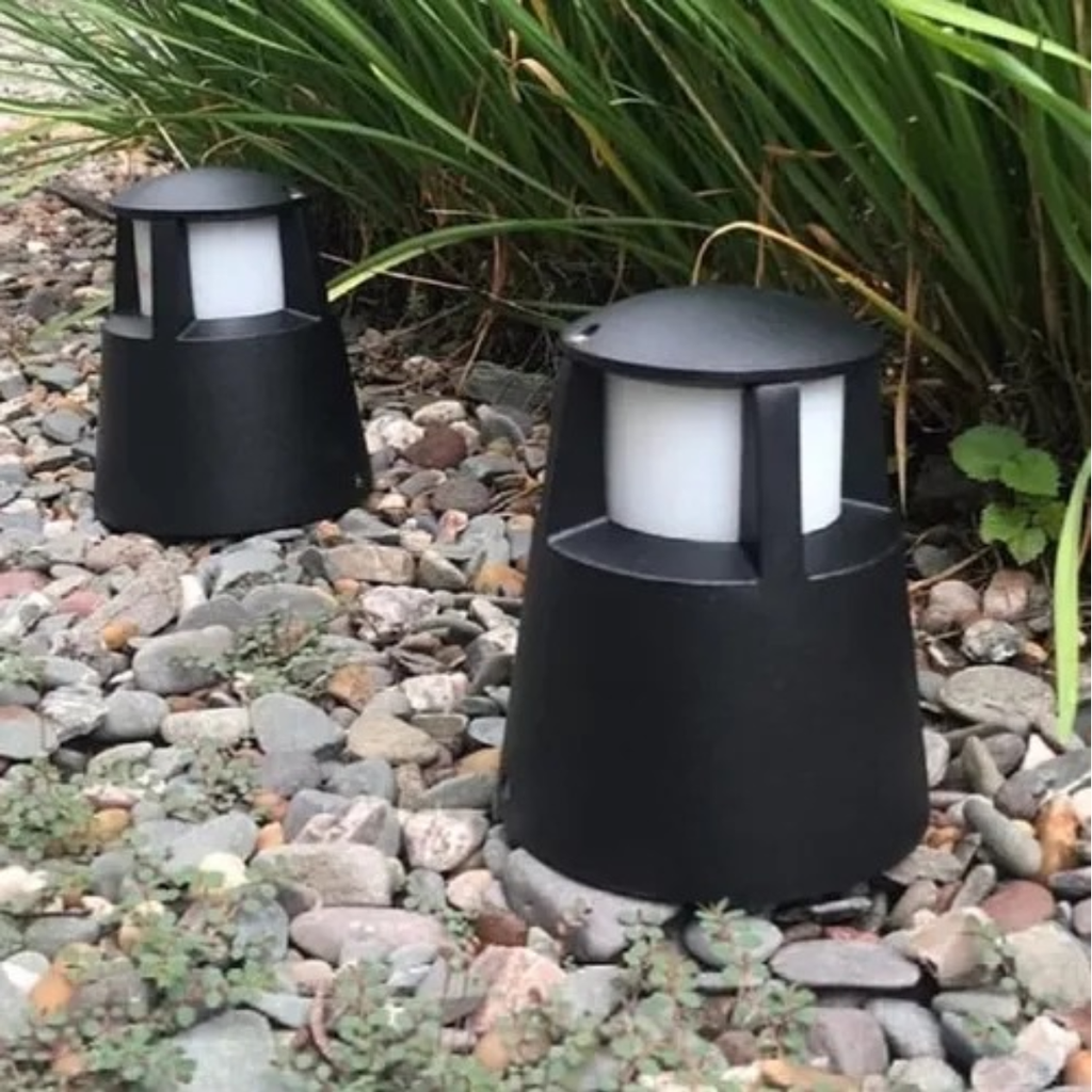 D-100/1 (Mini faro con difusor de acrilico) negro