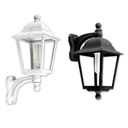 Farol cerrado, techo desmontable con ménsula de PVC negro