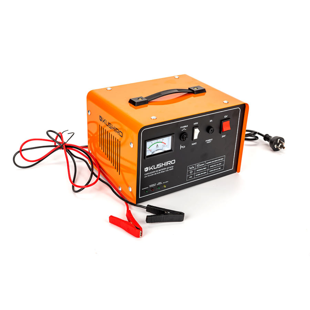 Cargador de baterías 40 A con auto stop