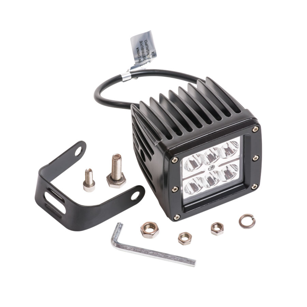 Faro proyector 18 W off - road square