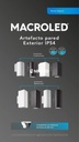 ARTEFACTO DE APLICAR EXTERIOR REDONDO, COLOR NEGRO, BIDIRECCIONAL, IP54, AC100240V, GU10, 9W MAX