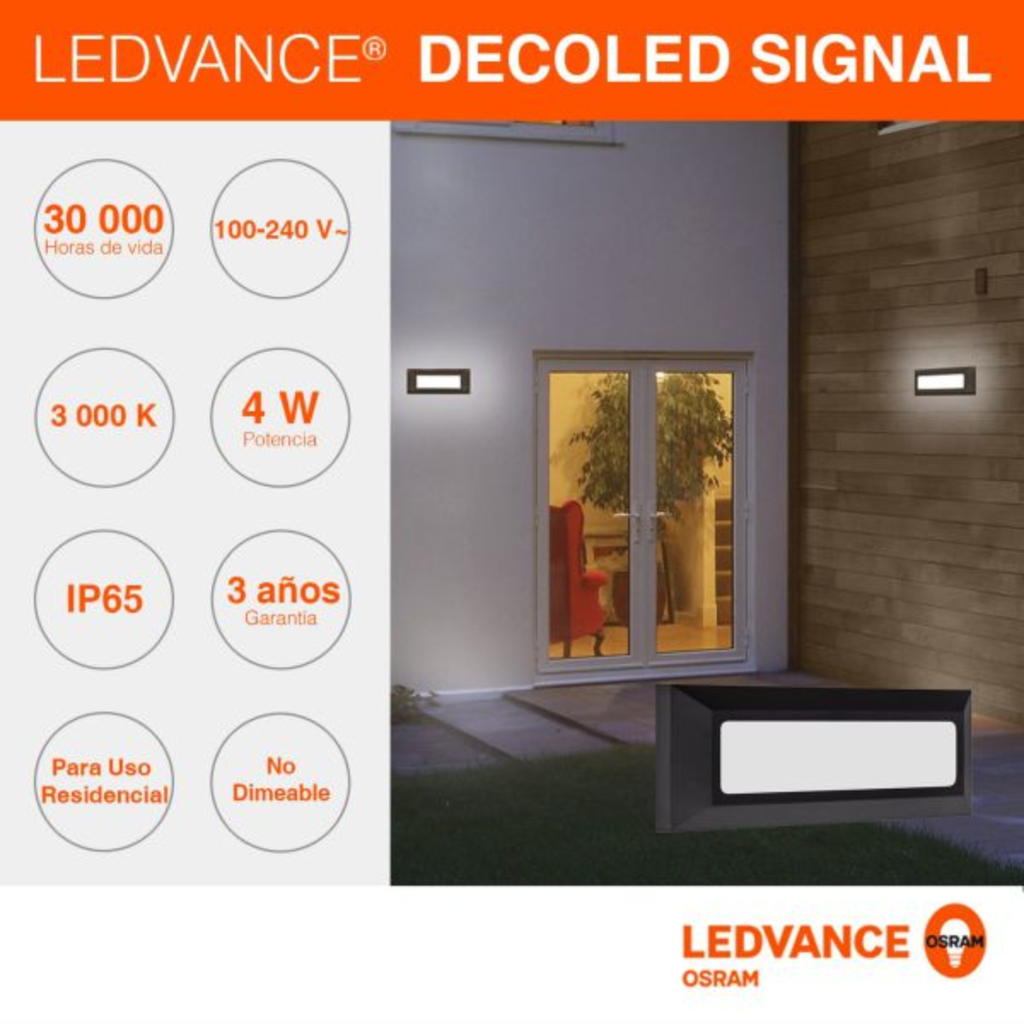 LEDVANCE DECOLED SIGNAL BLACK 4W IP65