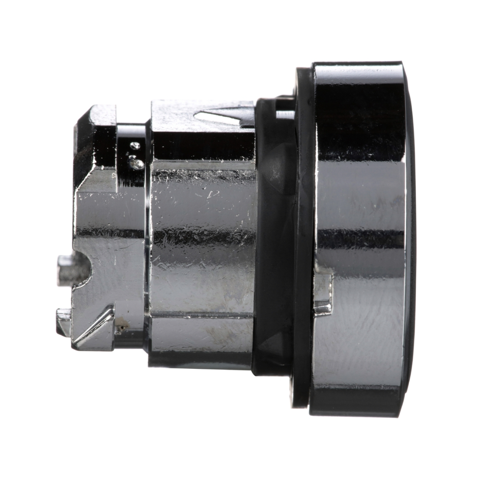 XB4 - Cabezal pulsador rasante, metálico, negro