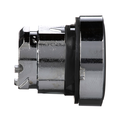 XB4 - Cabezal pulsador rasante, metálico, negro