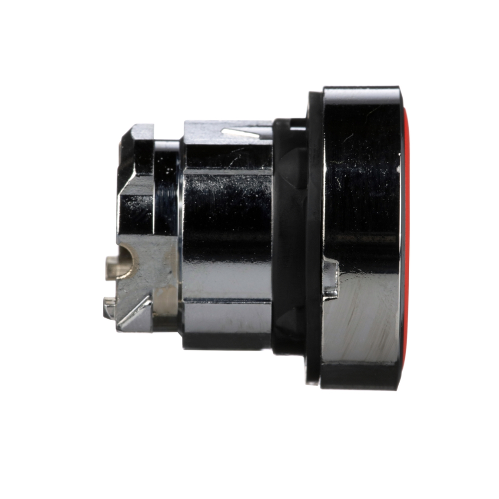 XB4 - Cabezal pulsador rasante, metálico, rojo