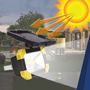 Luz  Solar Garden inalámbrica  25WLED - Recargable - Batería de litio incorporada Apto intemperie IP65 - Encendido automático - modo noche - Apagado de día Recarga por panel solar inalámbrico.
