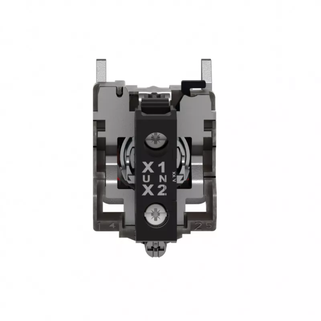 PILOTO LUMINOSO METALICO LED COMPONIBLE ROJO 24 VCA/VDC