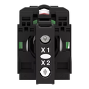 PILOTO LUMINOSO PLASTICO LED COMPONIBLE ROJO 24 VCA/VDC