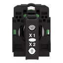 PILOTO LUMINOSO PLASTICO LED COMPONIBLE VERDE 24 VCA/VDC