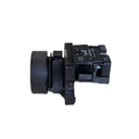 PULSADOR PLASTICO RASANTE NEGRO (1 NORMAL ABIERTO)