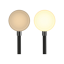 LAMPARA LED VELADOR NEGRO, 4W 230LM, AC100-240V, RA>80, BLANCO CALIDO, DIMEABLE, CARGADOR INALAMBRICO, MEMORIA ULTIMA FUNCION