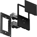 TECLA MILAN BLANCO MACROLED, 2 CANAL, 2 VIAS, AC 250V, 10A MAX. BASTIDOR METALICO